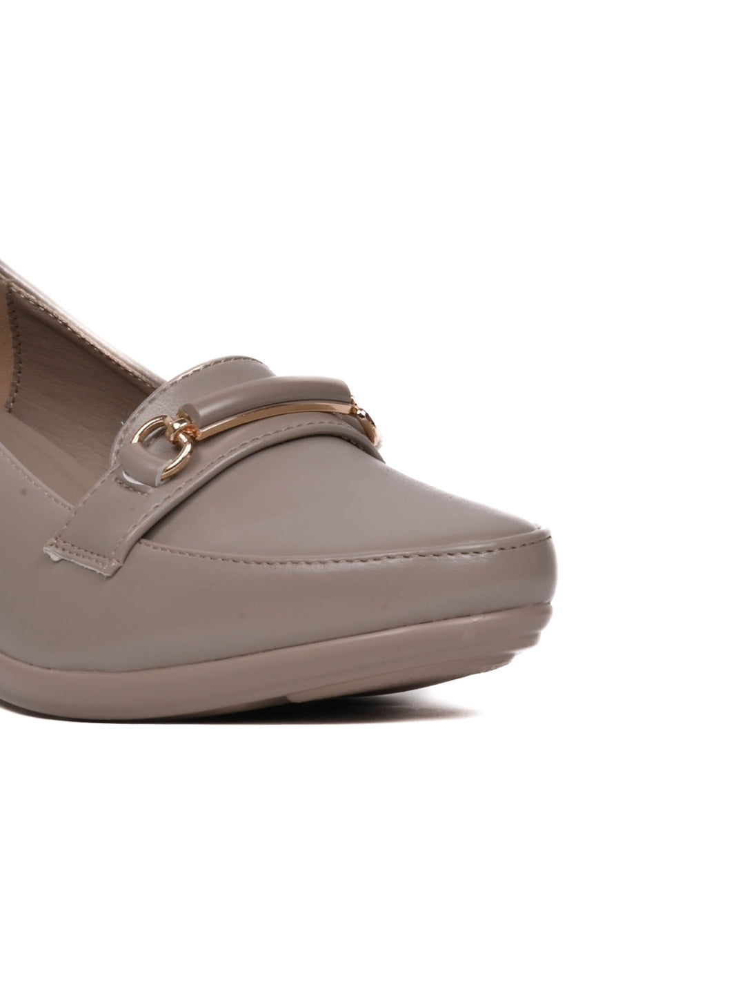 Women, Women Footwear, Taupe Loafers