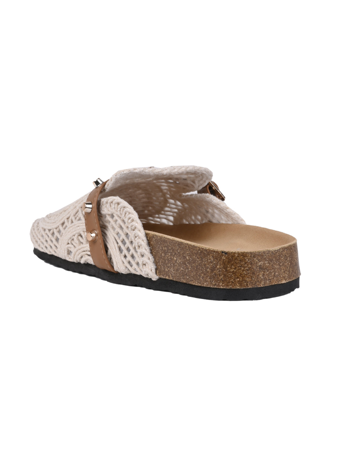 Women, Women Footwear, Beige Mules