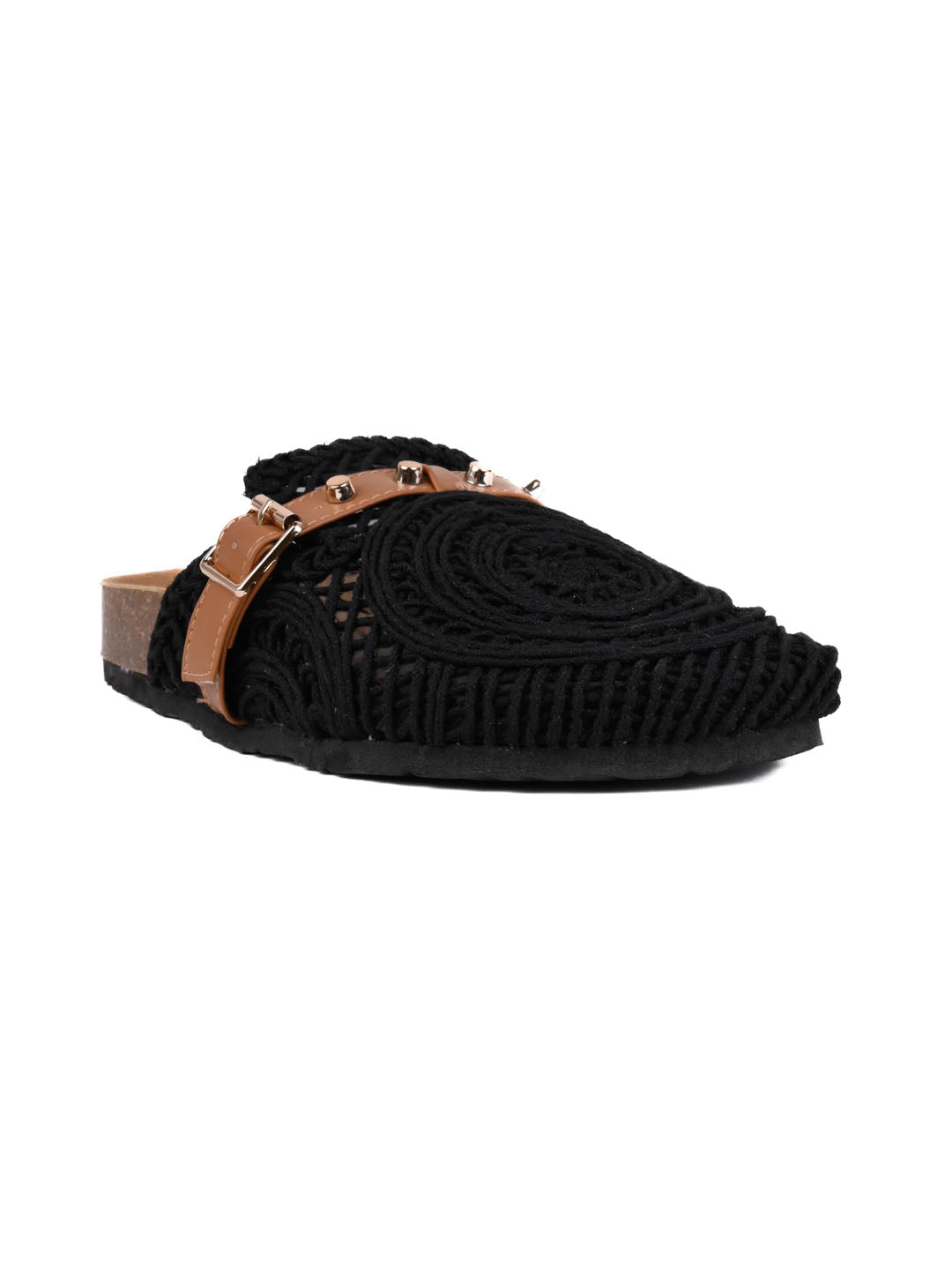 Women, Women Footwear, Black Mules