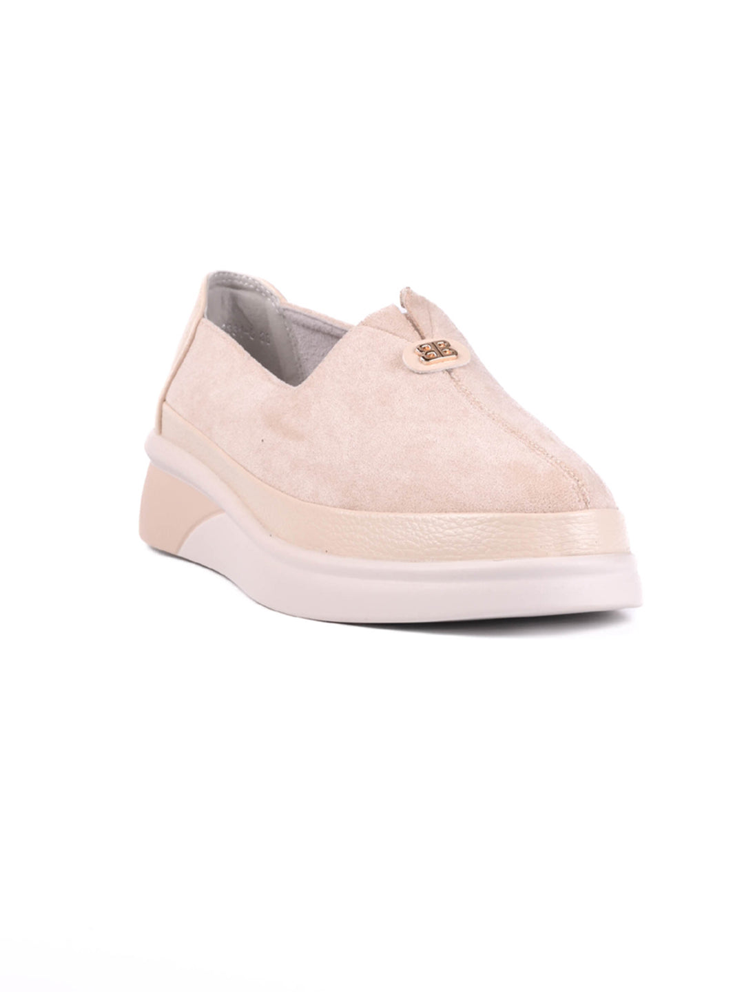 Women, Women Footwear, Beige Loafers