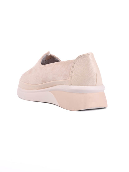 Women, Women Footwear, Beige Loafers