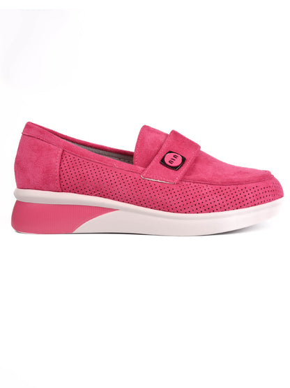 Women, Women Footwear, Fuchsia Loafers