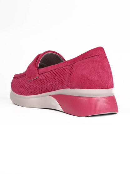 Women, Women Footwear, Fuchsia Loafers