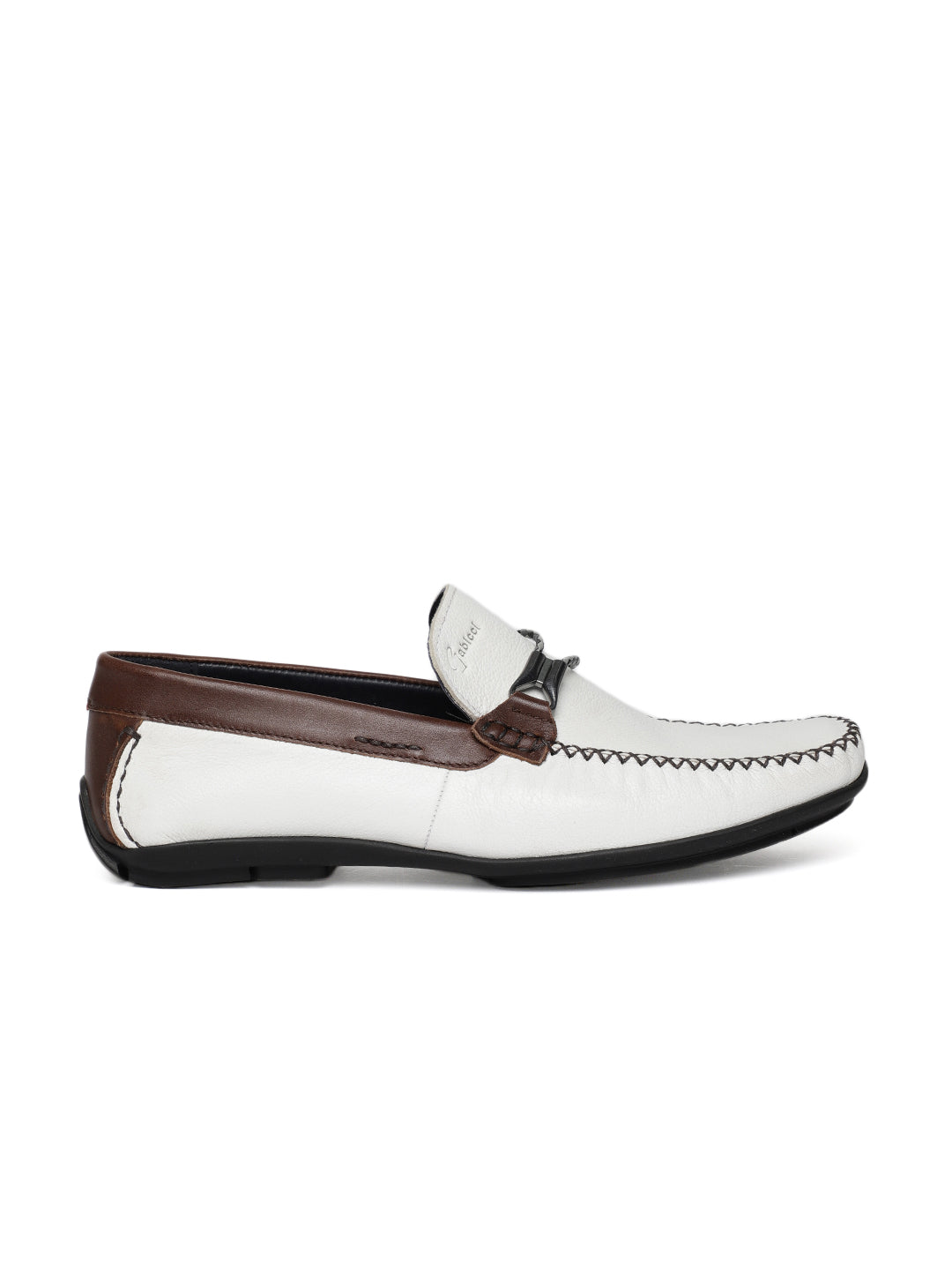 Footwear, Men Footwear, White Loafers