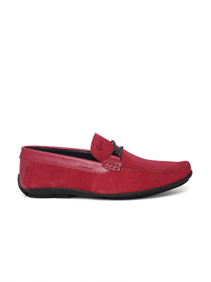 Footwear, Men Footwear, Red Loafers