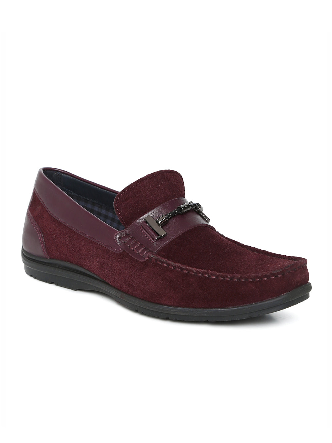 Footwear, Men Footwear, Burgundy Loafers