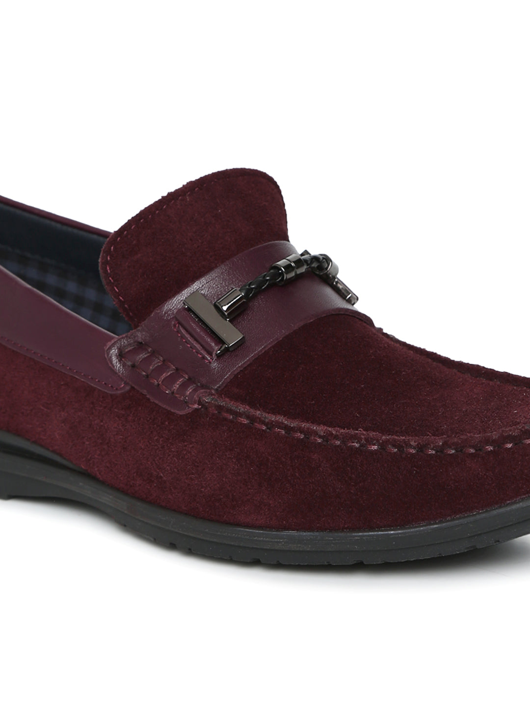 Footwear, Men Footwear, Burgundy Loafers