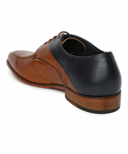 Footwear, Men Footwear, Tan Derby Shoes