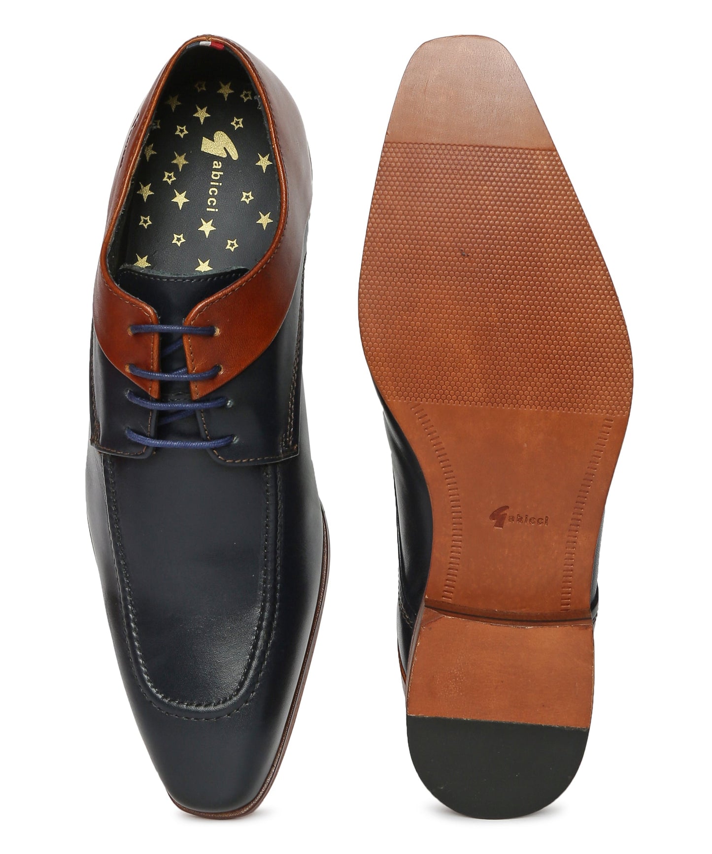 Footwear, Men Footwear, Navy Blue Derby Shoes