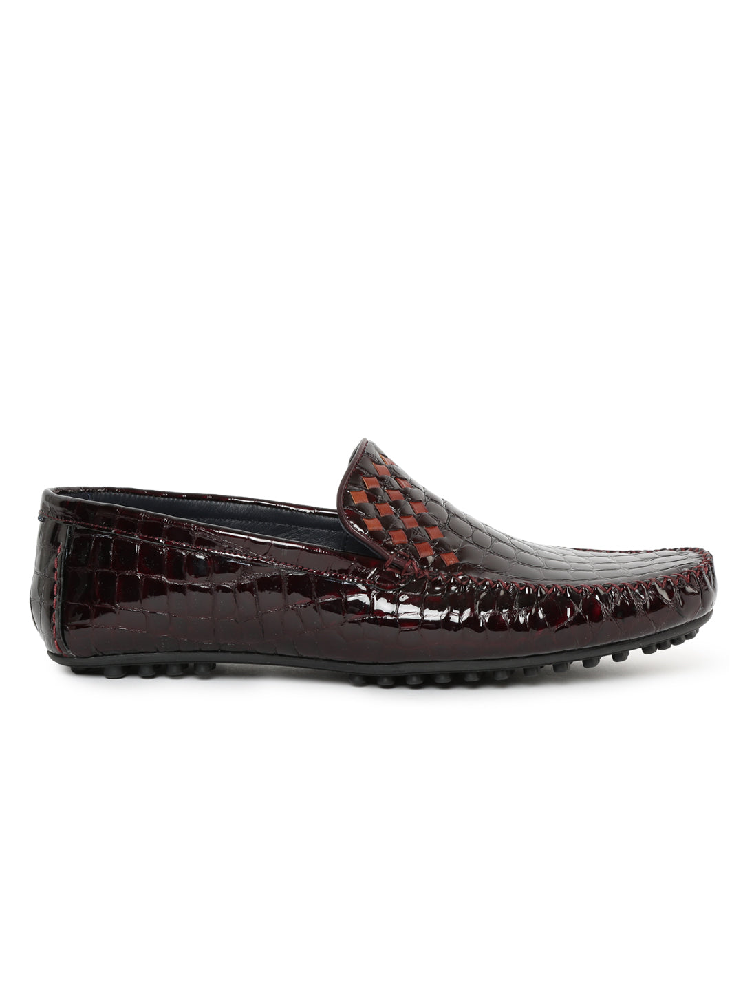 Footwear, Men Footwear, Burgundy Loafers