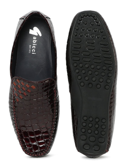 Footwear, Men Footwear, Burgundy Loafers