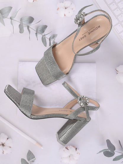 Women, Women Footwear, Grey Sandals