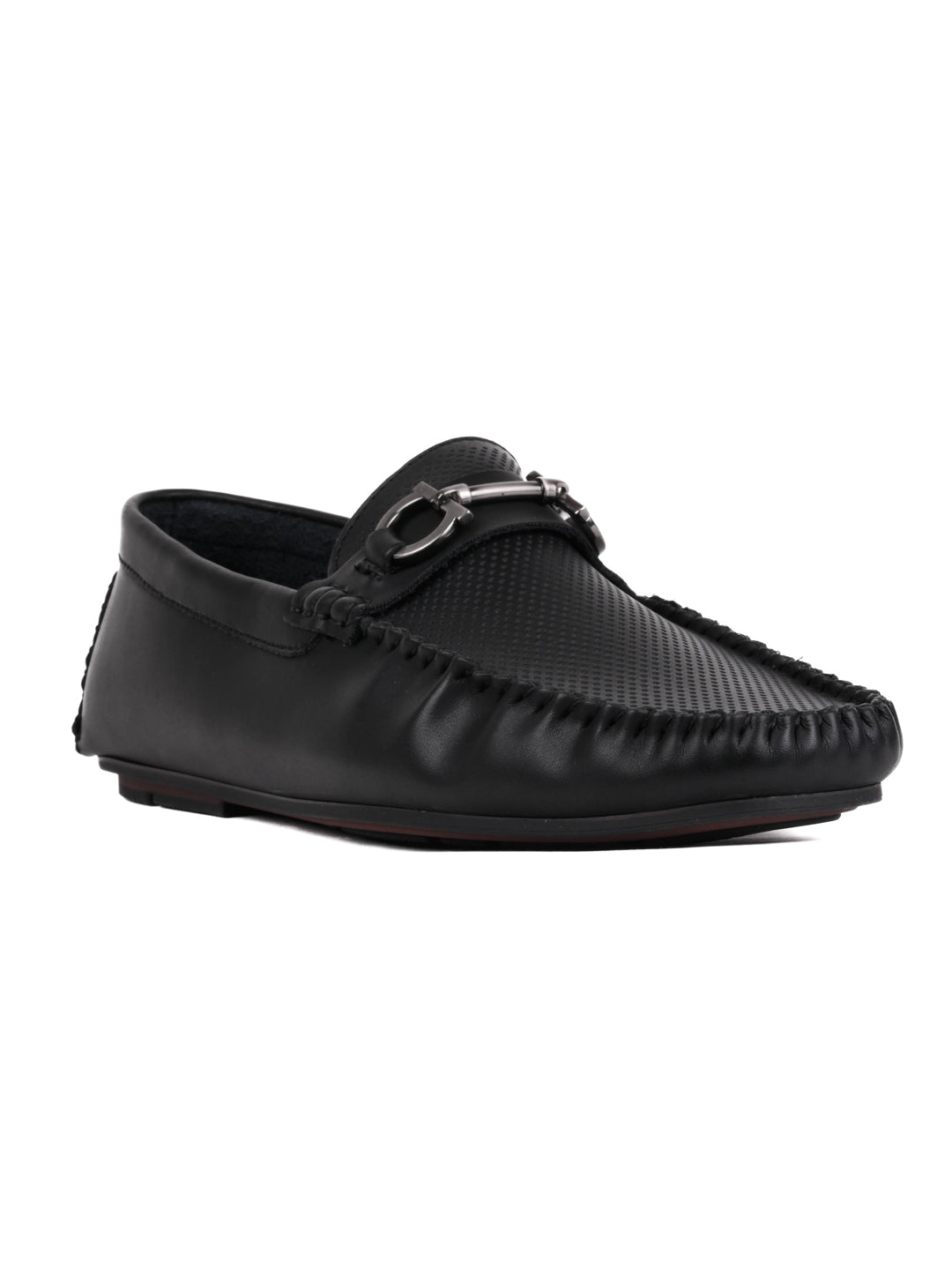 Men, Men Footwear, Black Driving Shoes