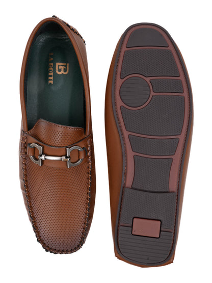 Men, Men Footwear, Brown Driving Shoes