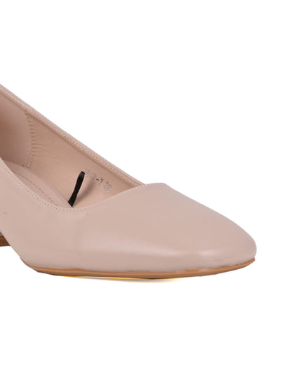 Women, Women Footwear, Beige Pumps