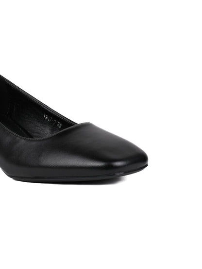 Women, Women Footwear, Black Pumps