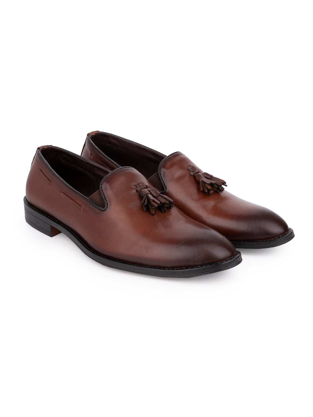 Men Brown Solid Loafer