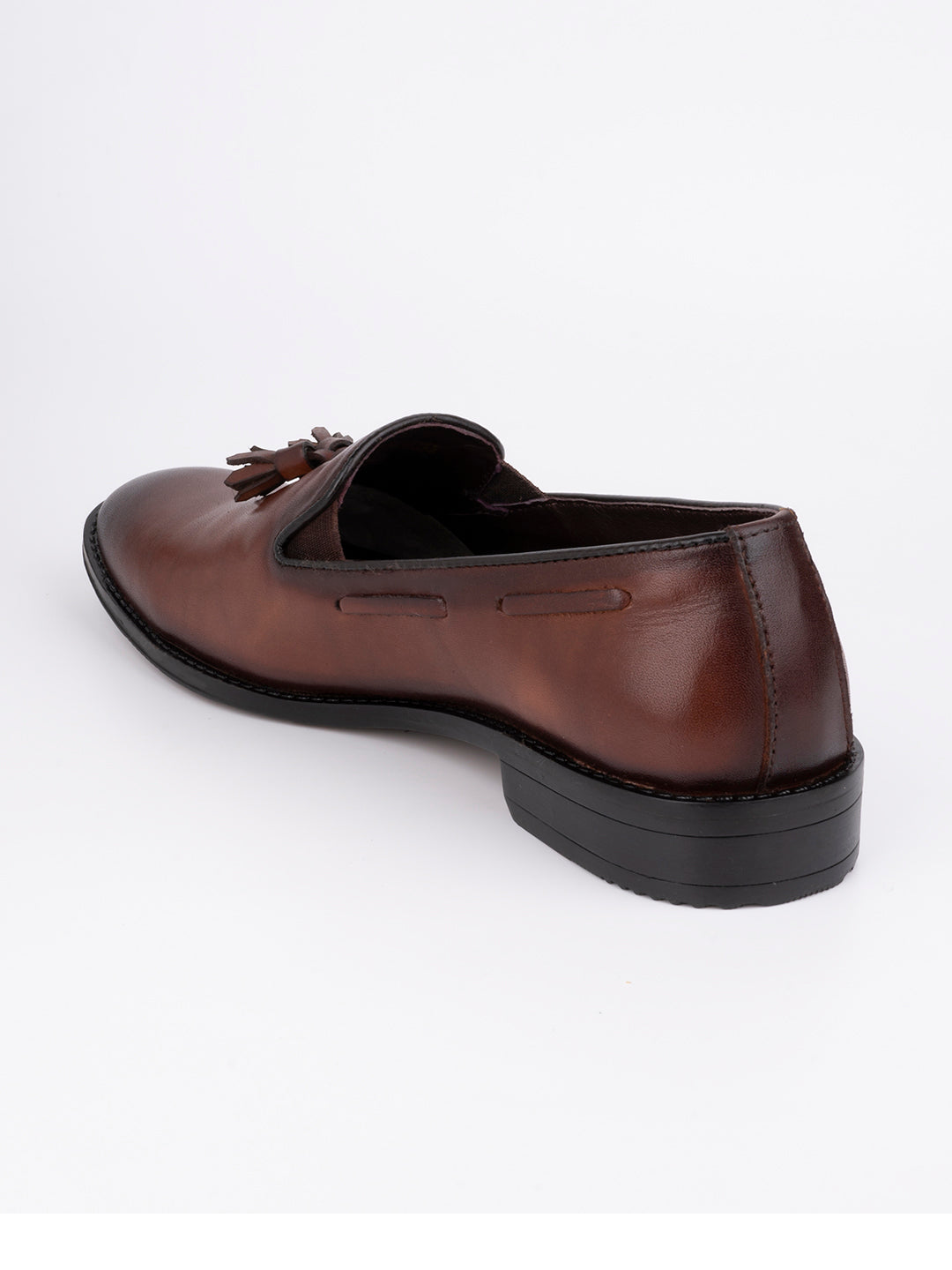 Men Brown Solid Loafer