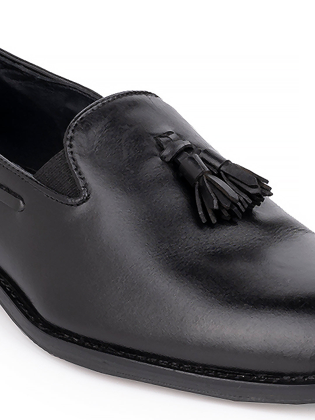 Men Black Solid Loafer