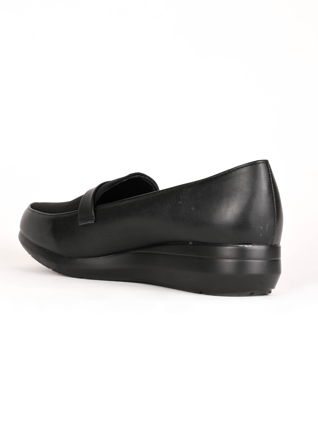 Women, Women Footwear, Black Loafers