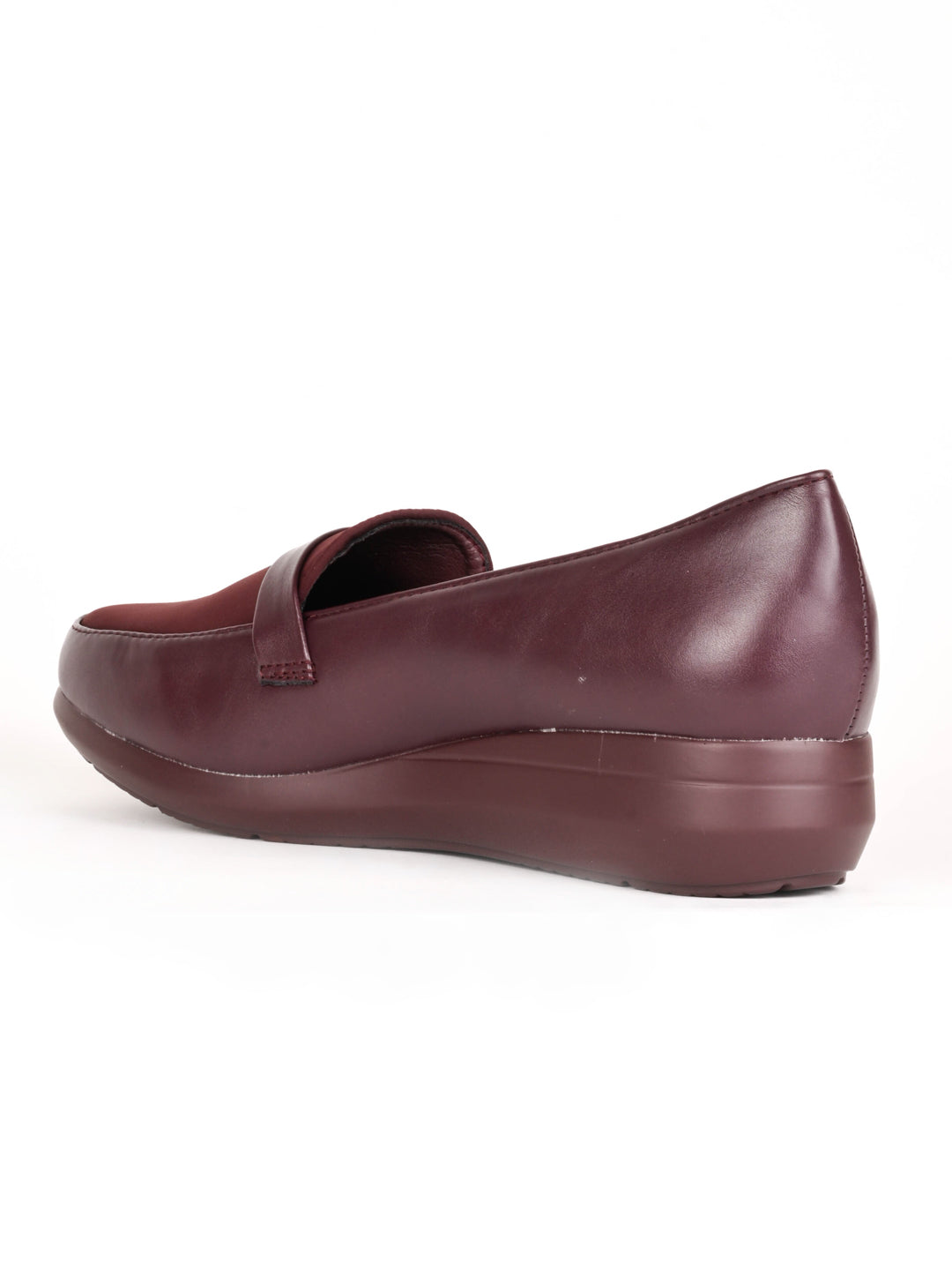 Women, Women Footwear, Maroon Loafers