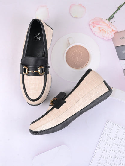 Women, Women Footwear, Black Loafers