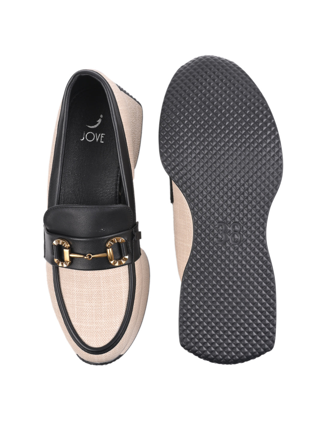 Women, Women Footwear, Black Loafers