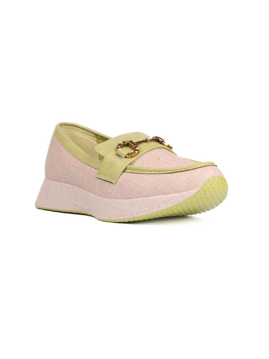 Women, Women Footwear, Green Loafers