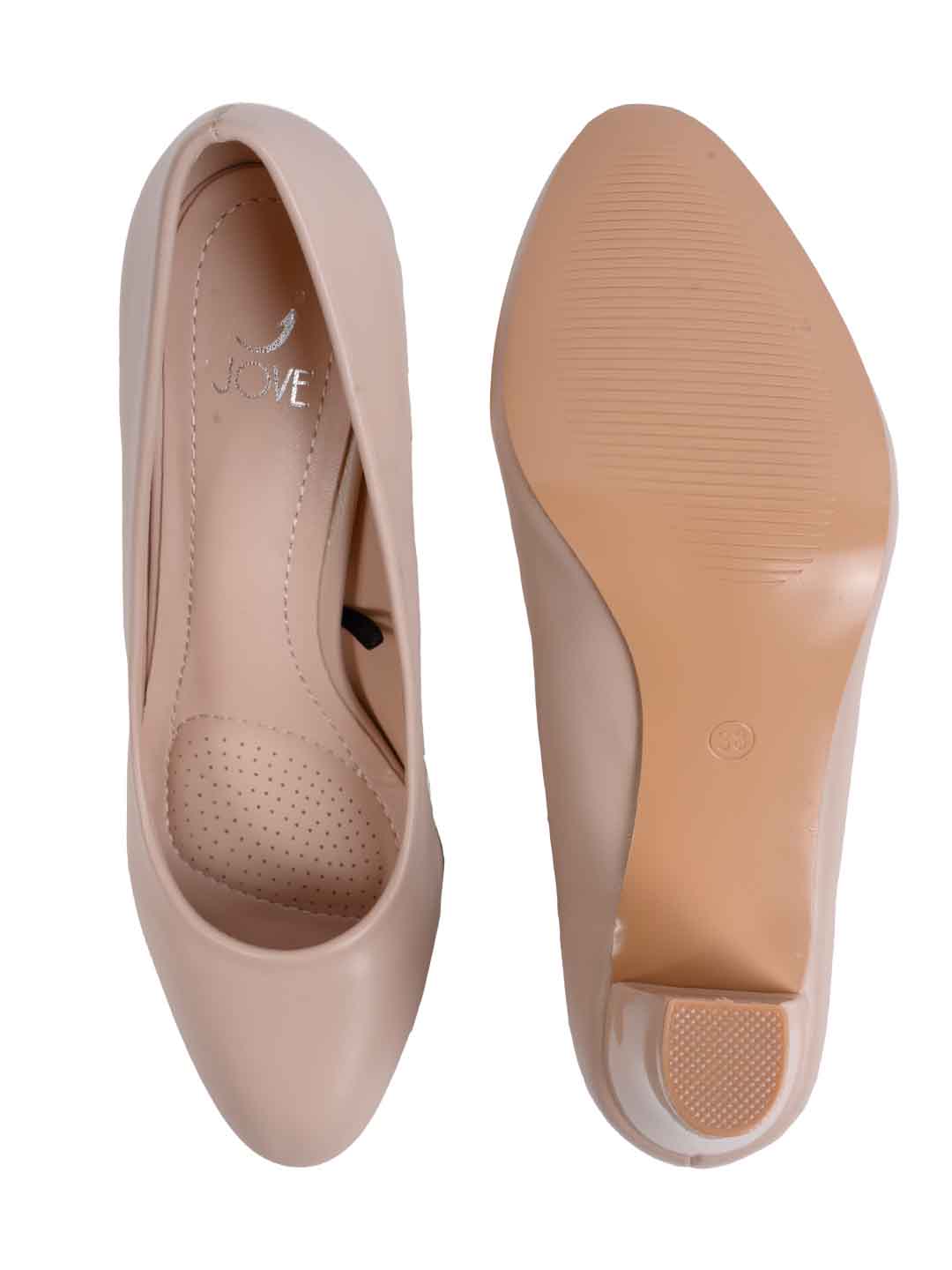 Women, Women Footwear, Nude Pumps