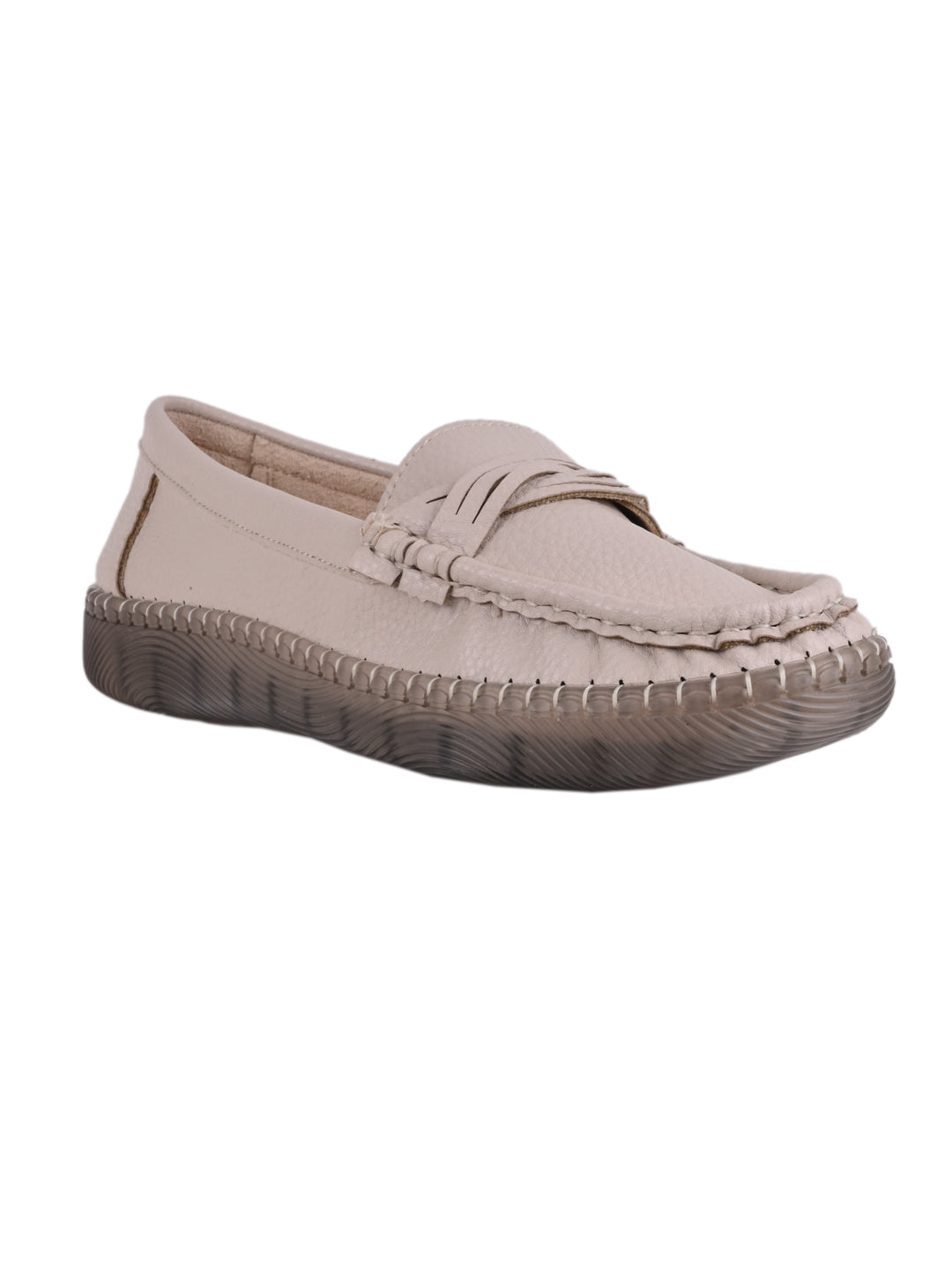 Women, Women Footwear, Beige Loafers