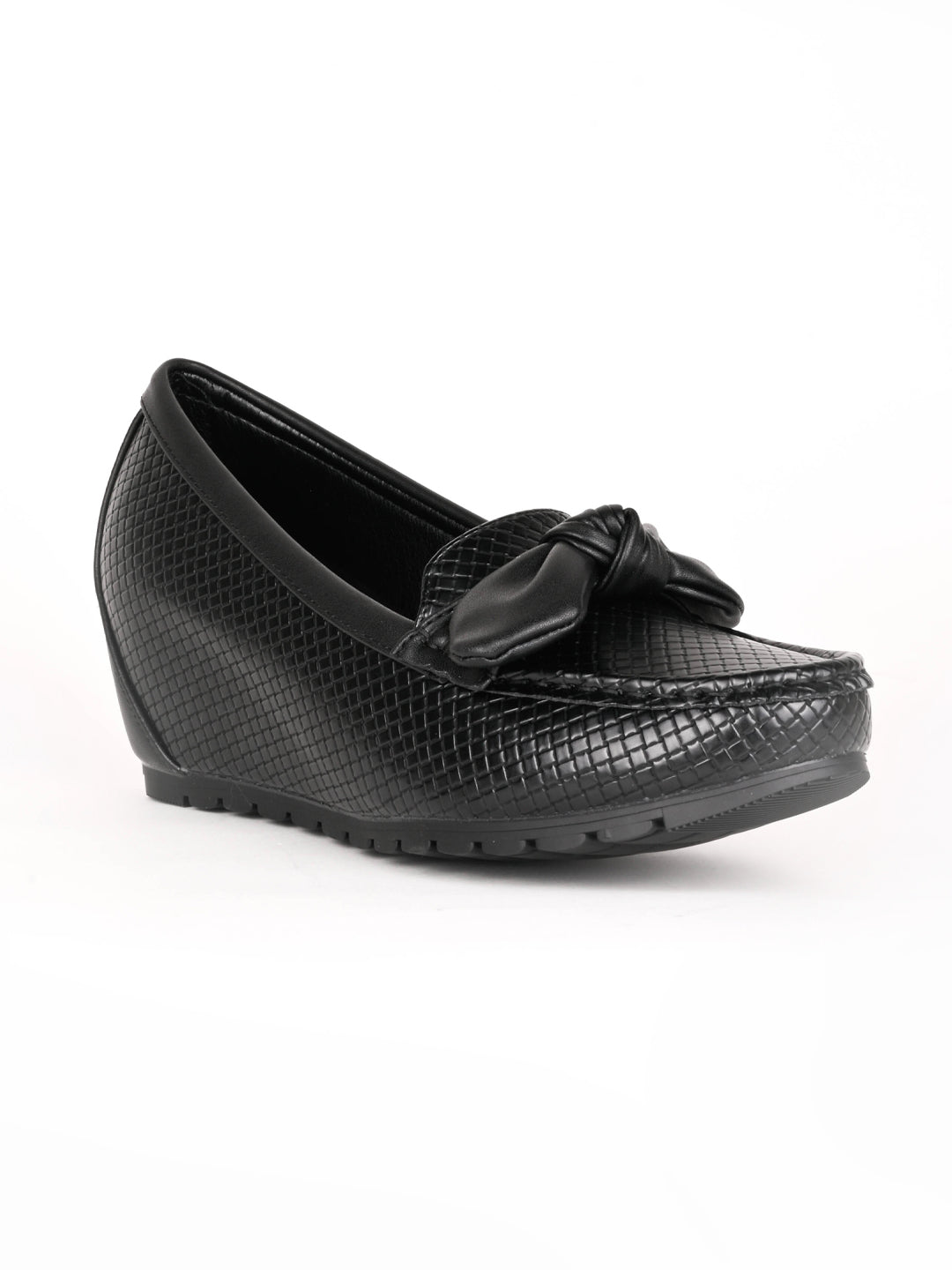 Women, Women Footwear, Black Loafers