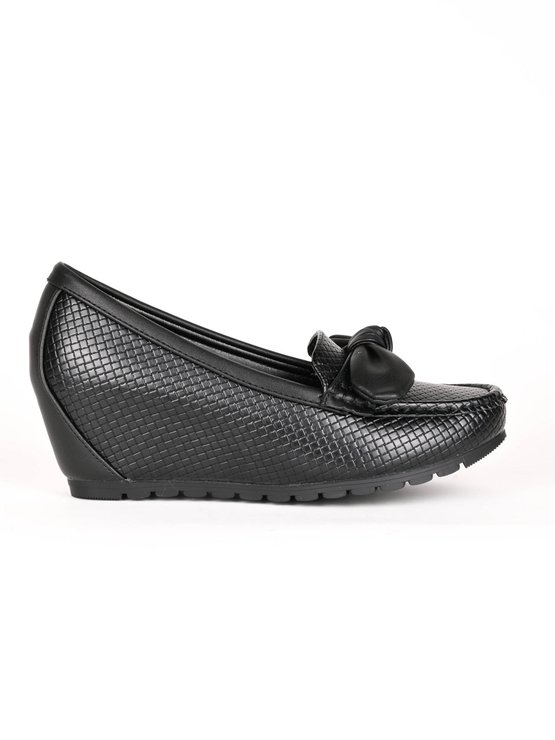 Women, Women Footwear, Black Loafers