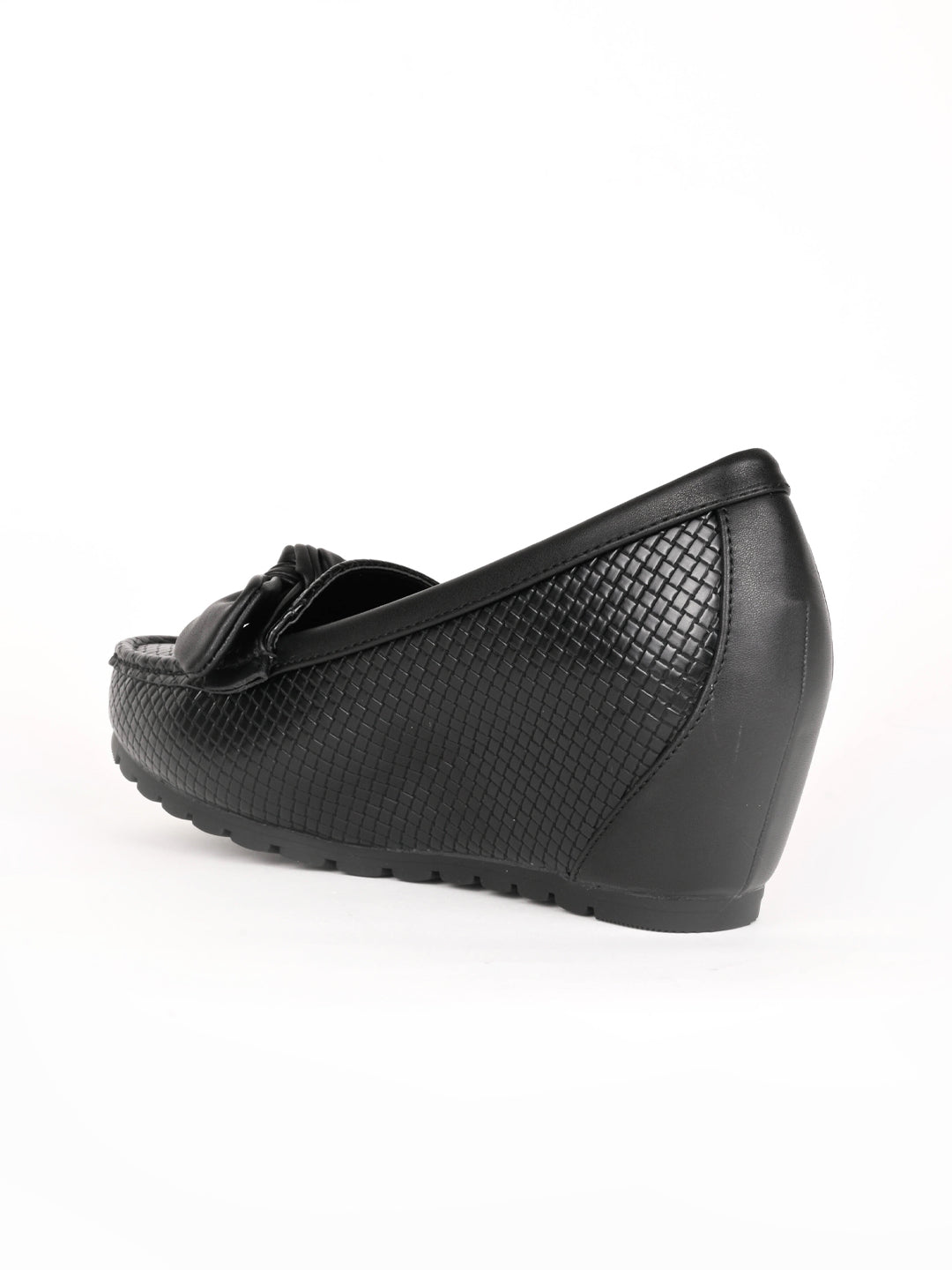 Women, Women Footwear, Black Loafers