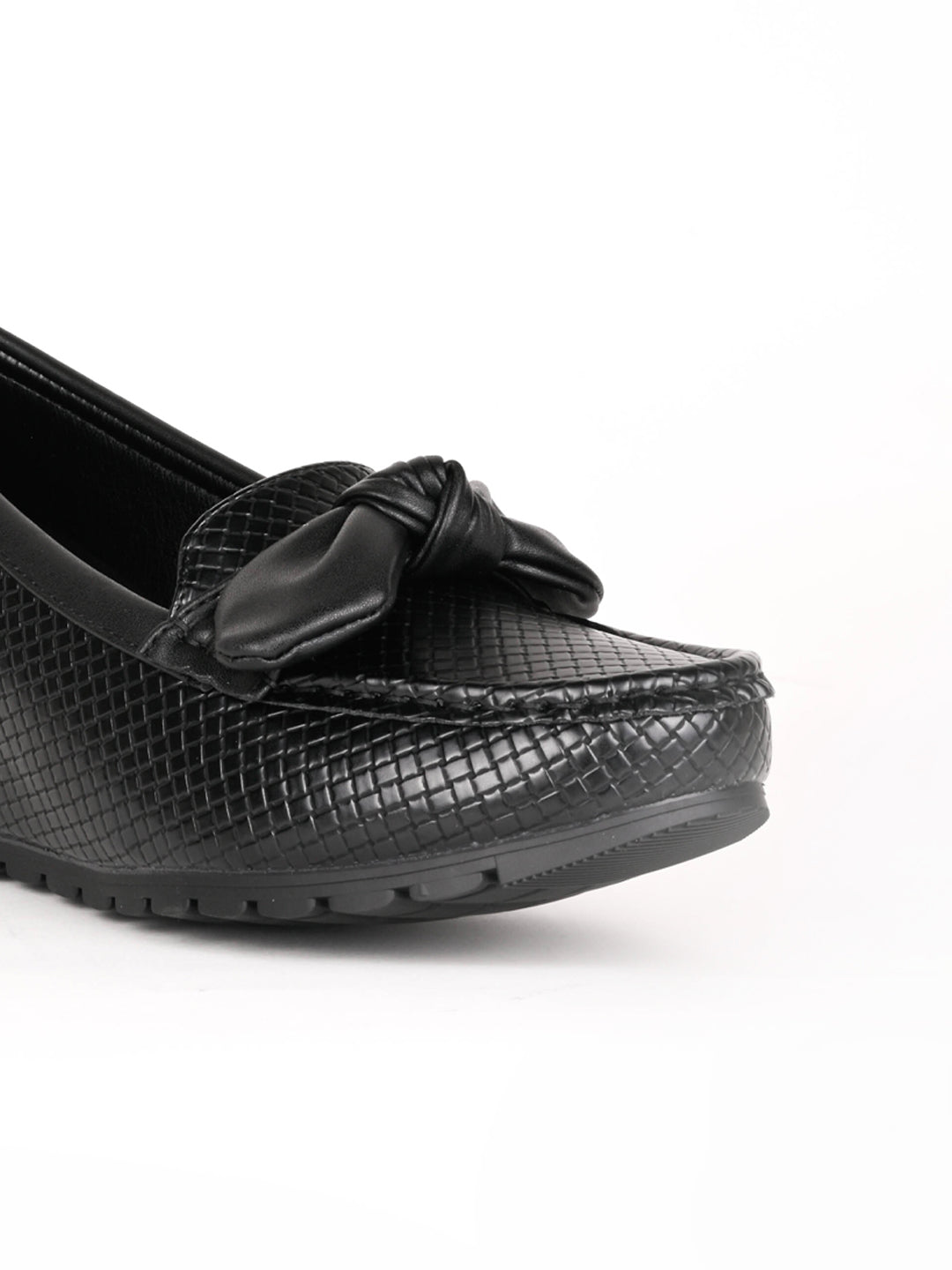 Women, Women Footwear, Black Loafers