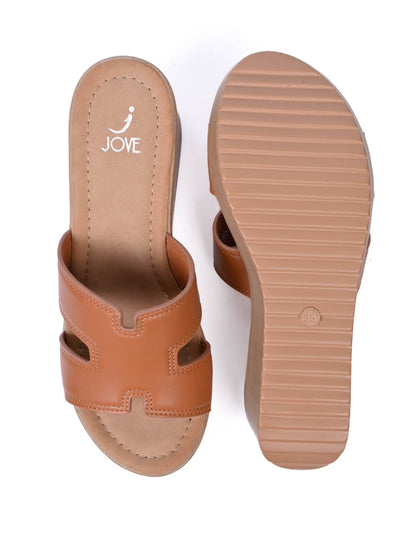 Women, Women Footwear, Camel Wedges