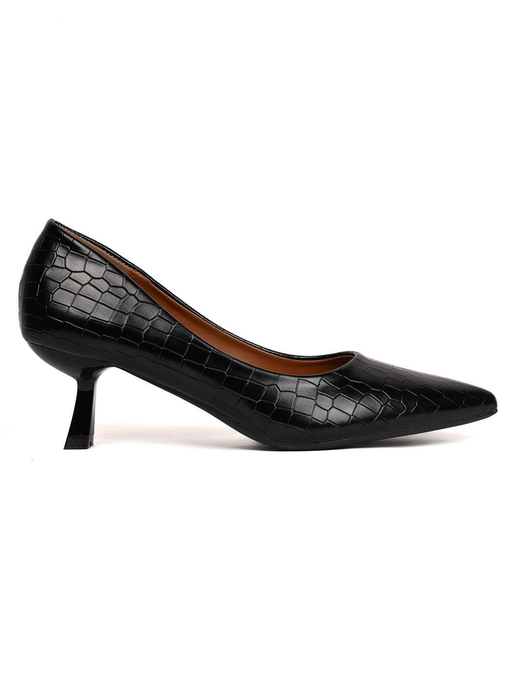 Women, Women Footwear, Black Pumps