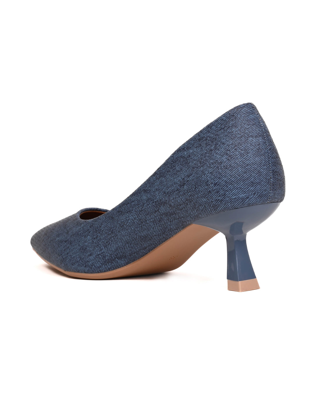 Women, Women Footwear, Navy Blue Pumps