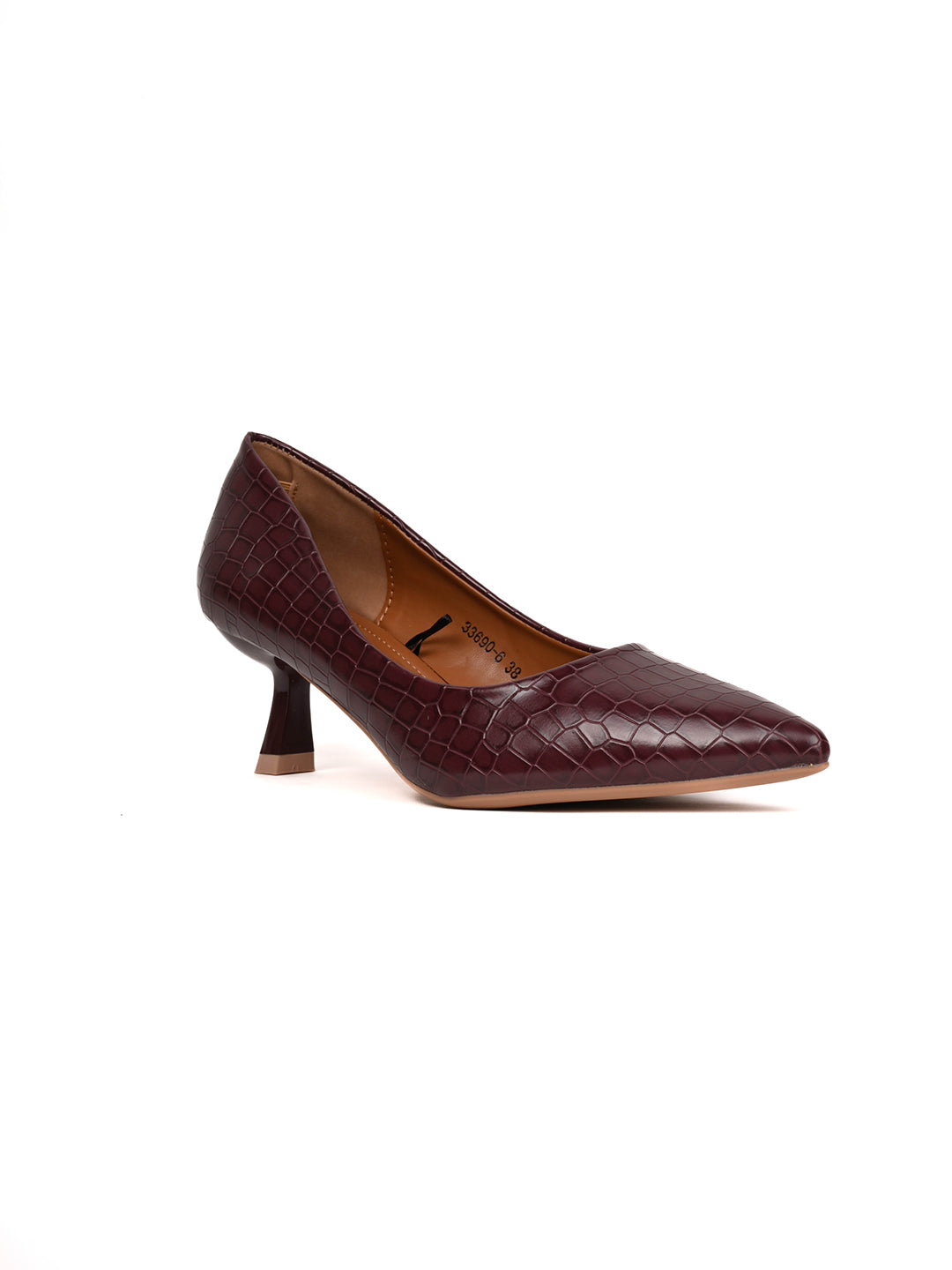 Women, Women Footwear, Maroon Pumps