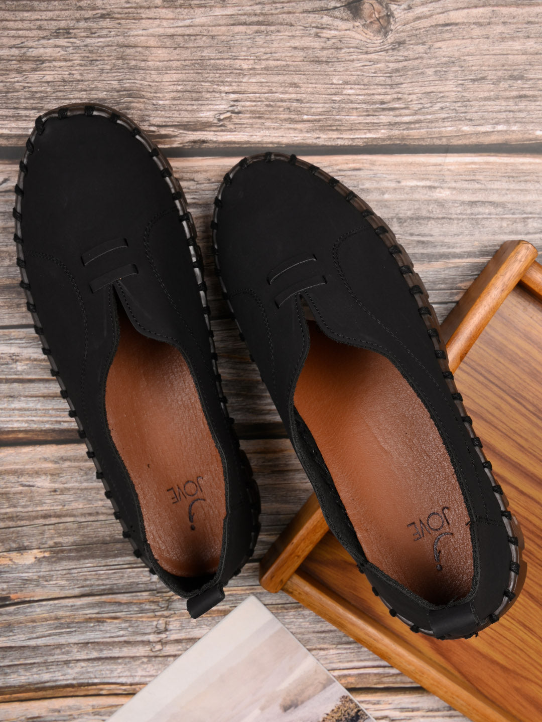 Women, Women Footwear, Black Loafers