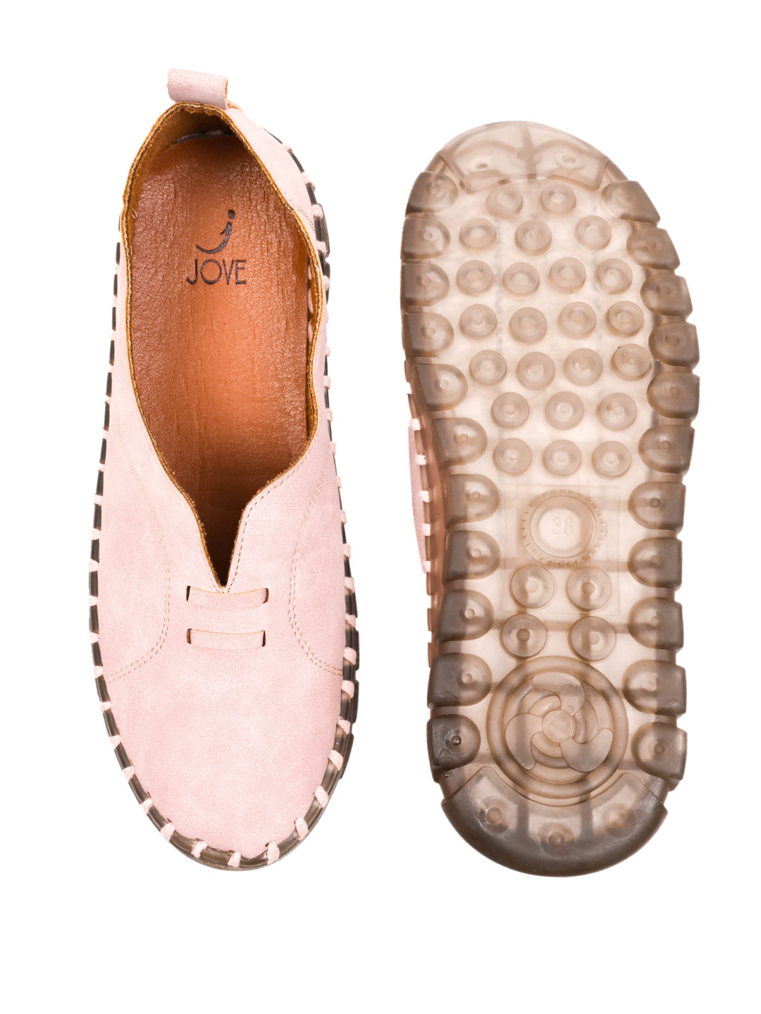 Women, Women Footwear, Pink Loafers