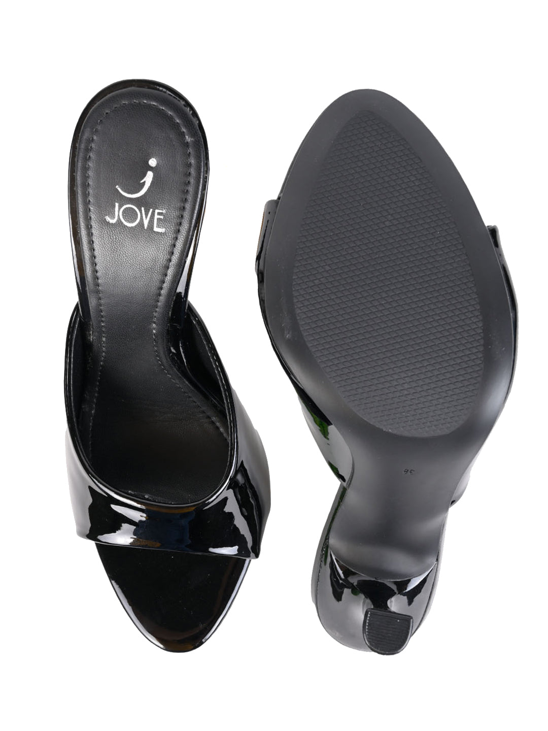 Women, Women Footwear, Black Sandals