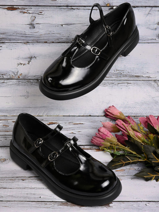 Women, Women Footwear, Black Mary Jane