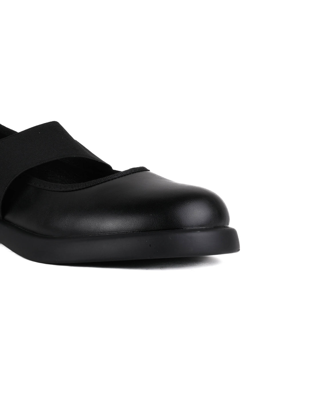 Women Black Solid Mary Jane Ballerinas