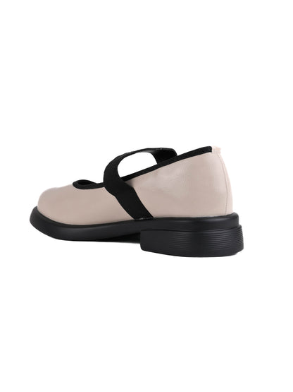 Women, Women Footwear, Off White Ballerinas