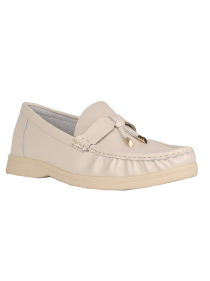 Women, Women Footwear, Beige Loafers