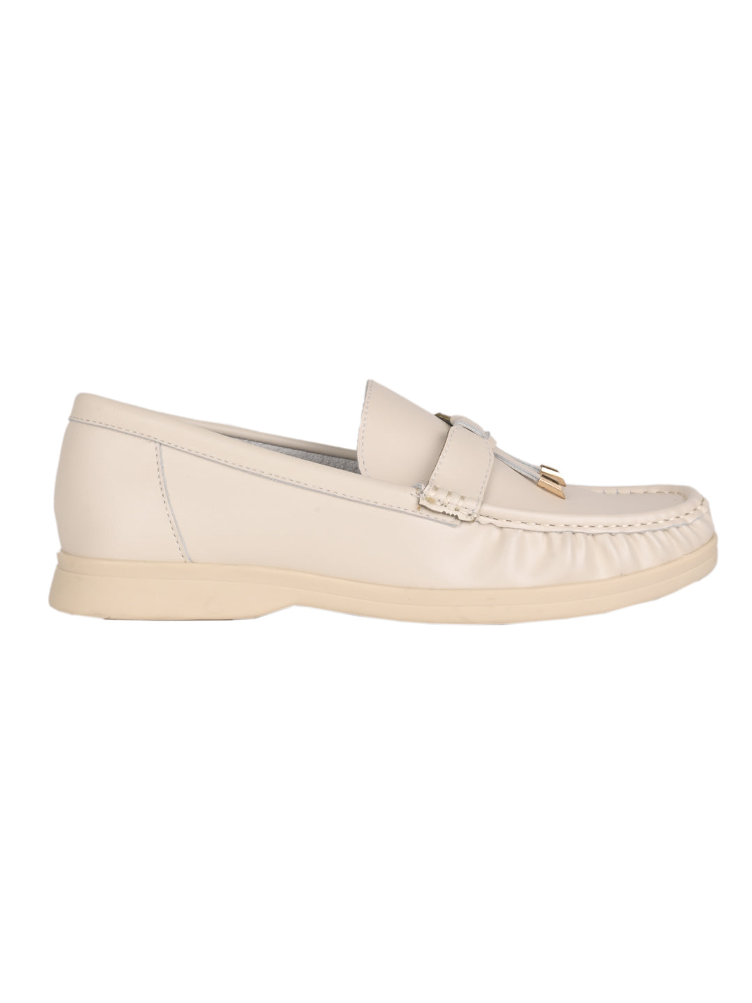 Women, Women Footwear, Beige Loafers