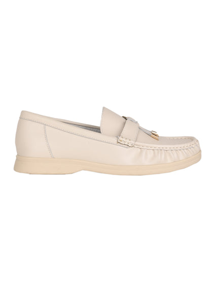 Women, Women Footwear, Beige Loafers