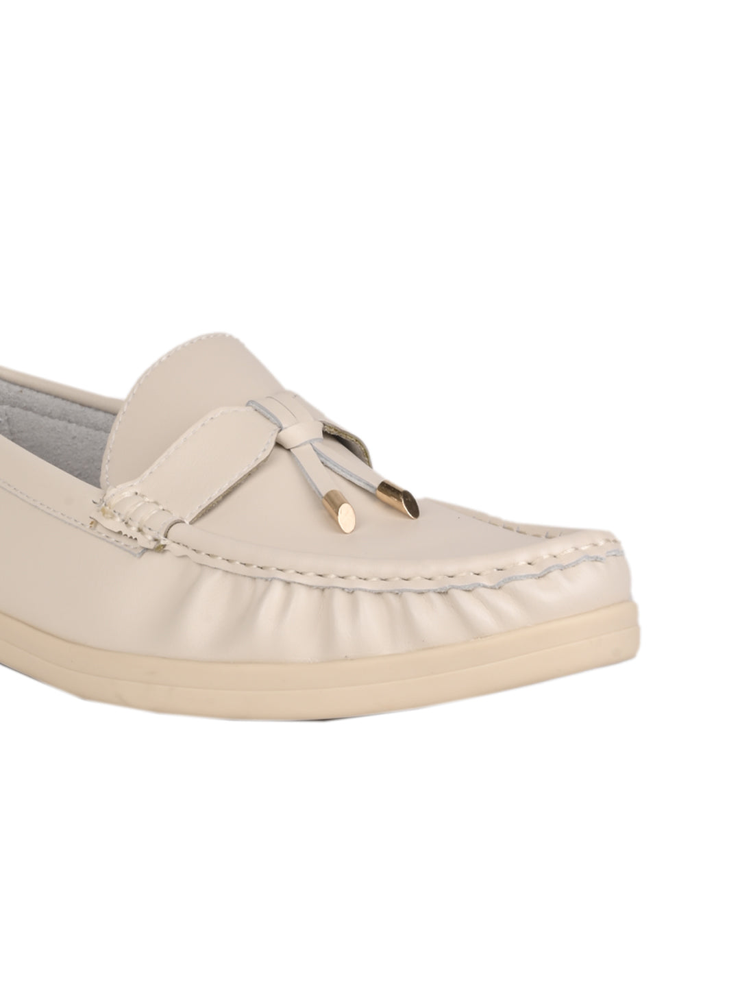 Women, Women Footwear, Beige Loafers