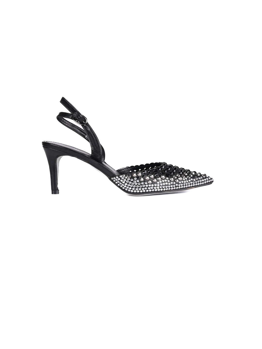 Women, Women Footwear, Black Pumps