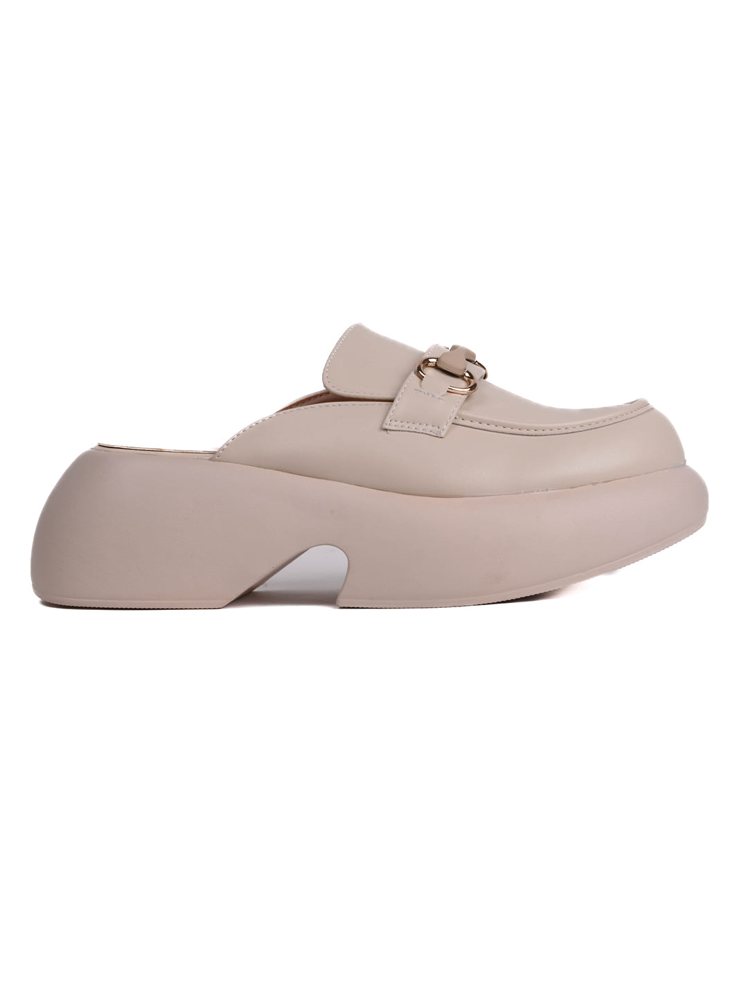 Women, Women Footwear, Beige Mules